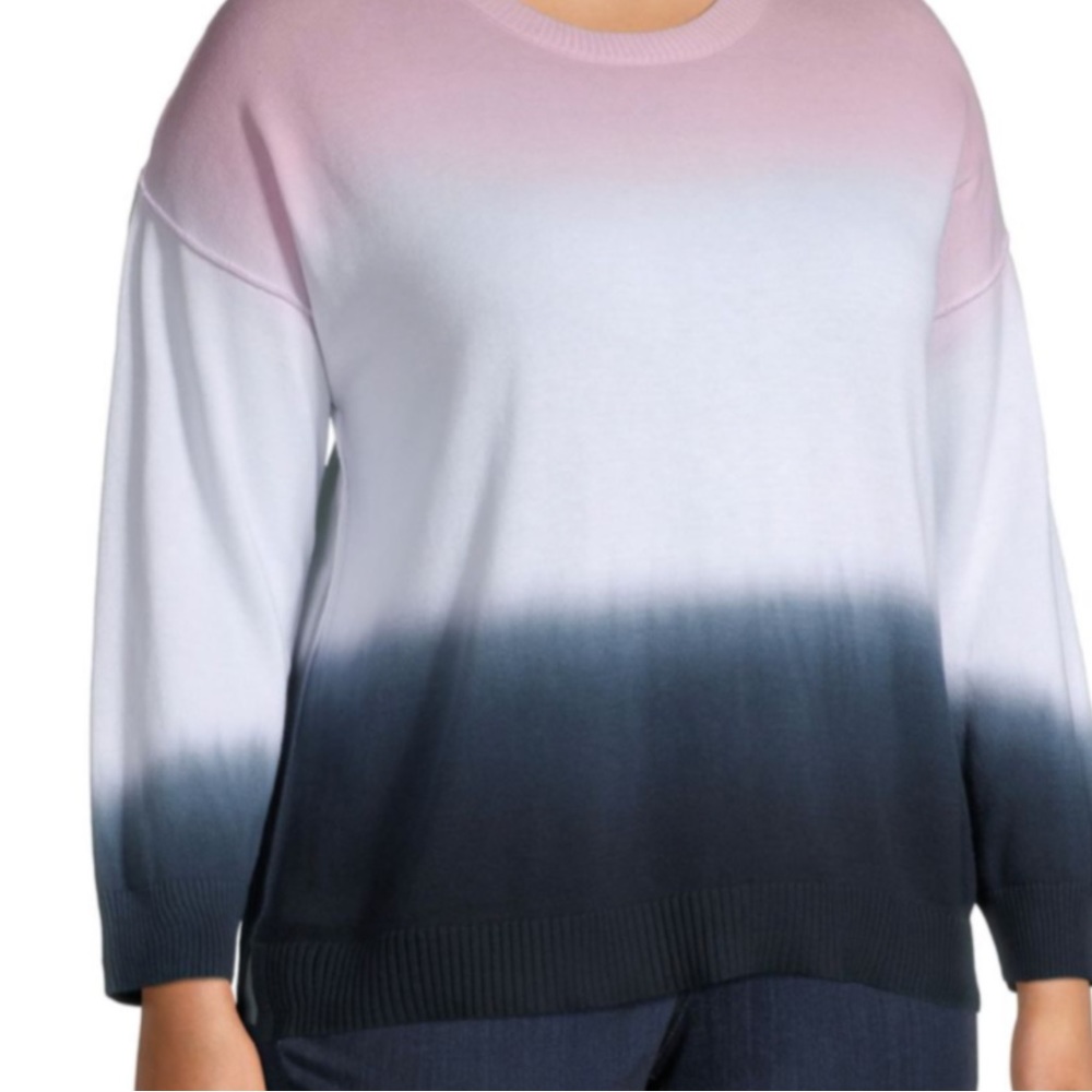 Large Magaschoni crew neck tie dye ombré